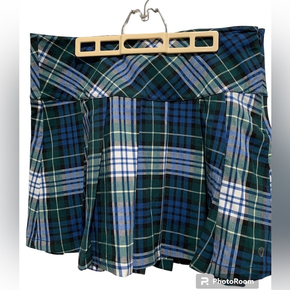 NWT American Eagle tartan, high-rise skirt, size 14 - Picture 1 of 10